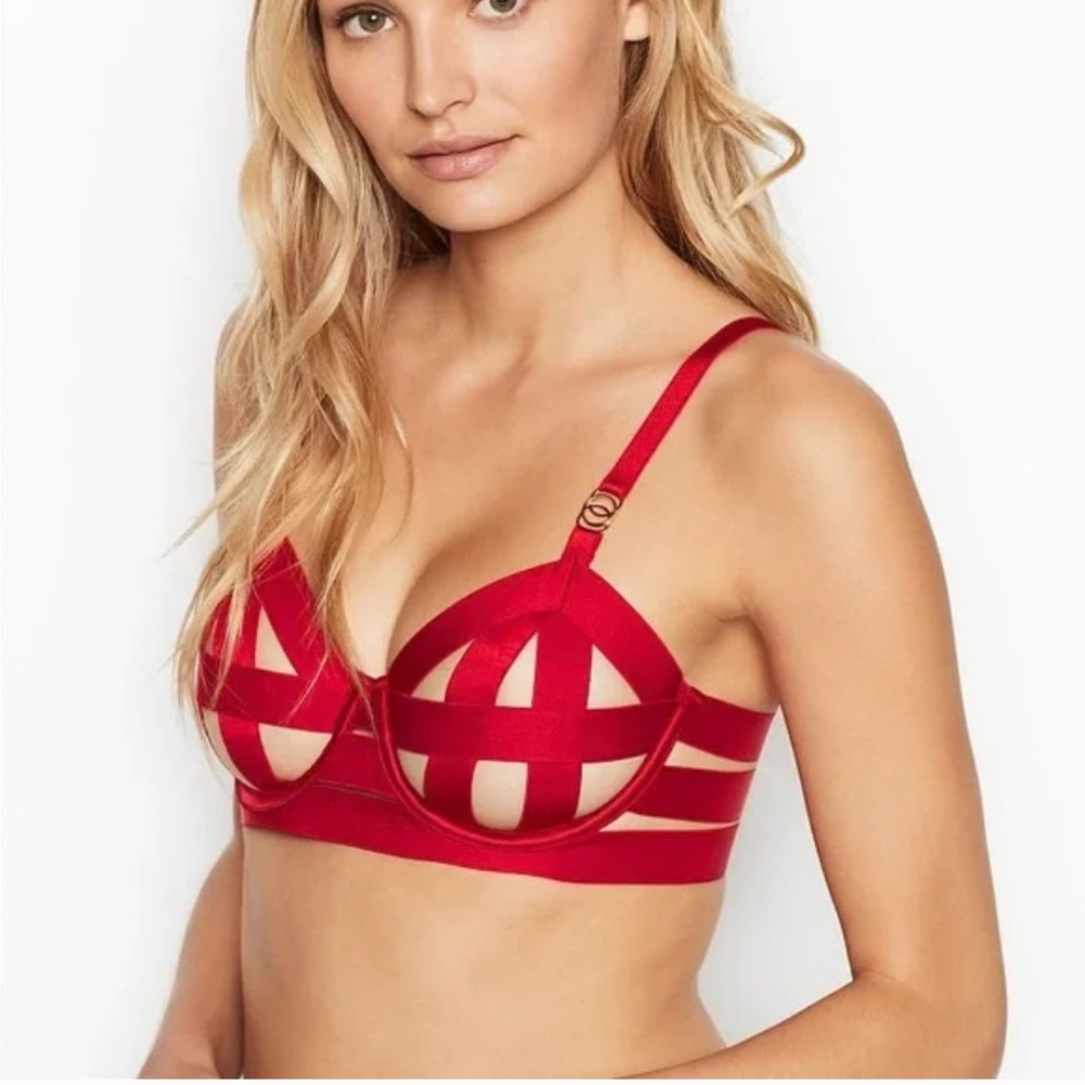 NWT Victoria Secret LUXE STRAPPY BRA 38DD